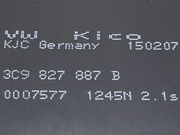 Volkswagen PASSAT B6 (2005 - 2010) 3C9827887B Замок крышки багажника — фото 6