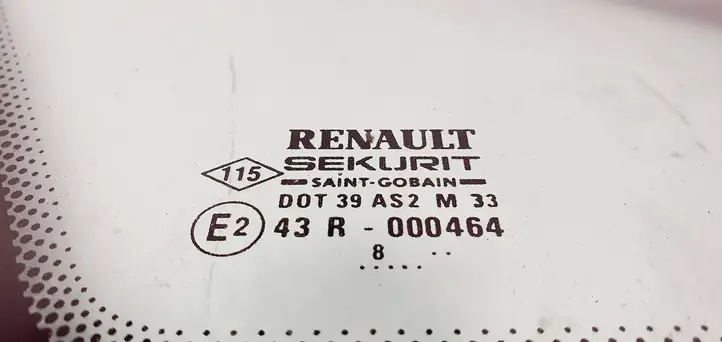 Renault Laguna I (1993 - 2001) 7700823582 Заднее боковое стекло — фото 2