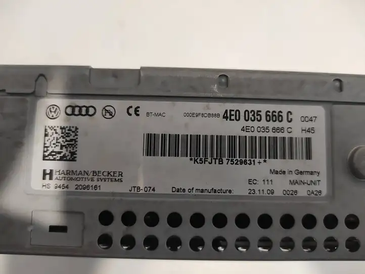 Audi A6 S6 C6 4F (2008 - 2011) 4E0035666C Магнитола / мультимедийная система — фото 2