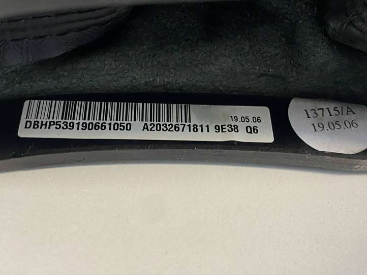 Mercedes-Benz CLS C219 (2003 - 2011)  A2032671811 Отделка рычага переключения передач (кожа, головка)