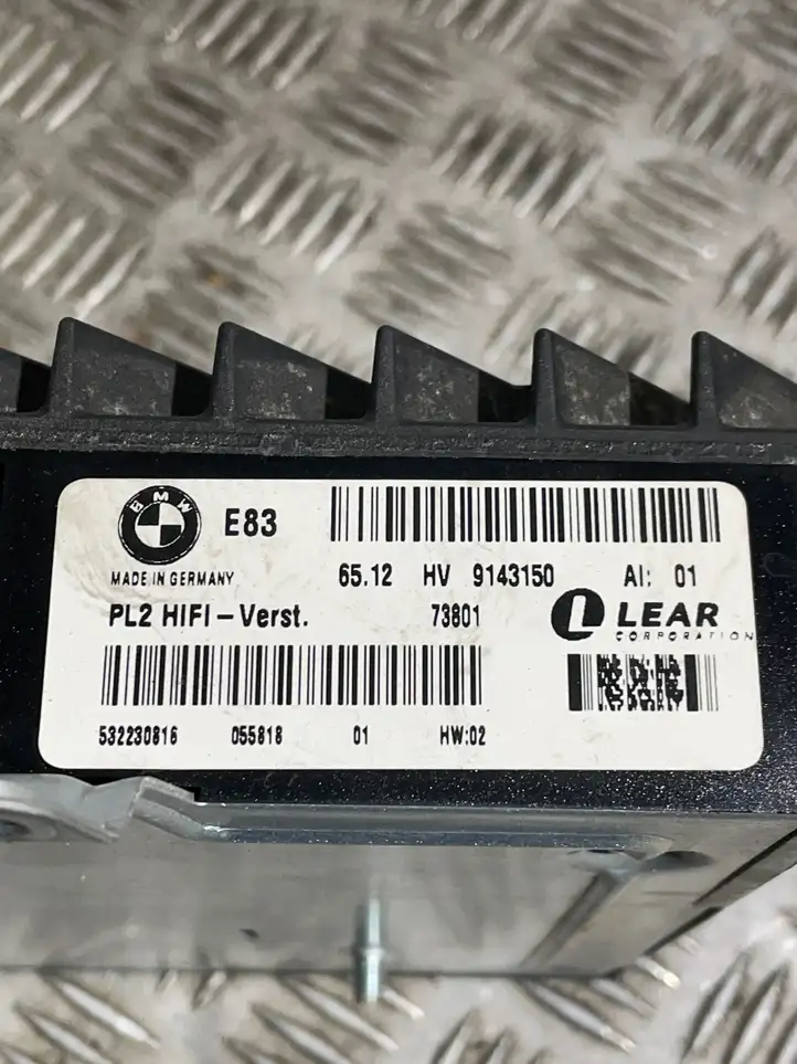 BMW X3 E83 (2003 - 2010) 9143150 Усилитель звука — фото 4