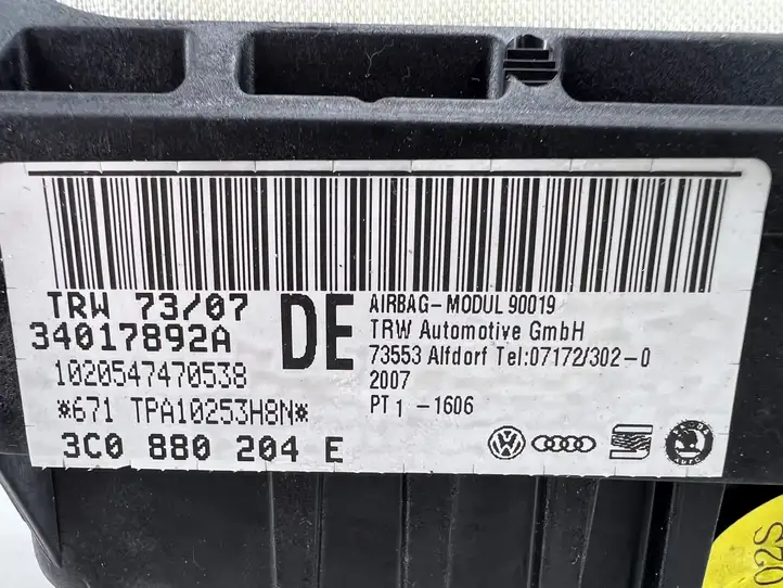Volkswagen PASSAT B6 (2005 - 2010) 3C0880204E Подушка безопасности пассажира — фото 8