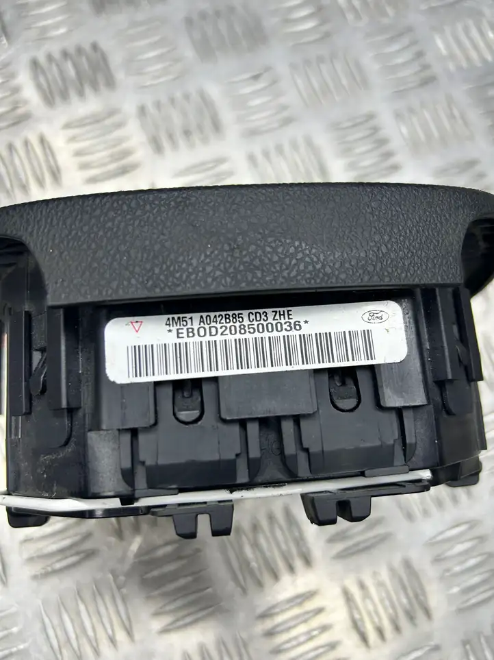 Ford Focus (2005 - 2008) 4M51A042B85 Подушка безопасности руля — фото 4
