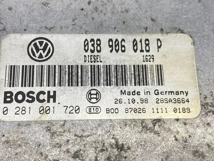 Volkswagen PASSAT B5 (1997 - 2000) 038906018P Блок управления двигателем (ЭБУ) — фото 4