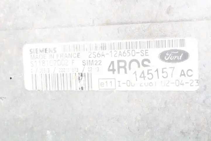 Ford Fiesta (2017 - ) 2S6A12A650SE Блок управления двигателем (ЭБУ) — фото 2
