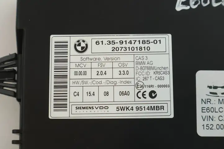 BMW 5 E60 E61 (2004 - 2010) 7583332 Комплект системы зажигания — фото 5