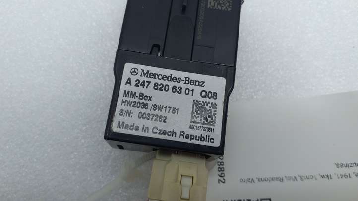 Mercedes-Benz A W177 (2018 - )  A2478206301 Разъем USB