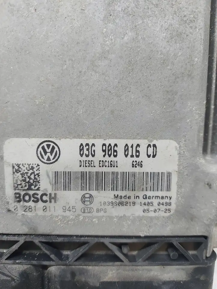 Volkswagen Touran I (2003 - 2010) 03G906016CD Блок управления двигателем (ЭБУ) — фото 2