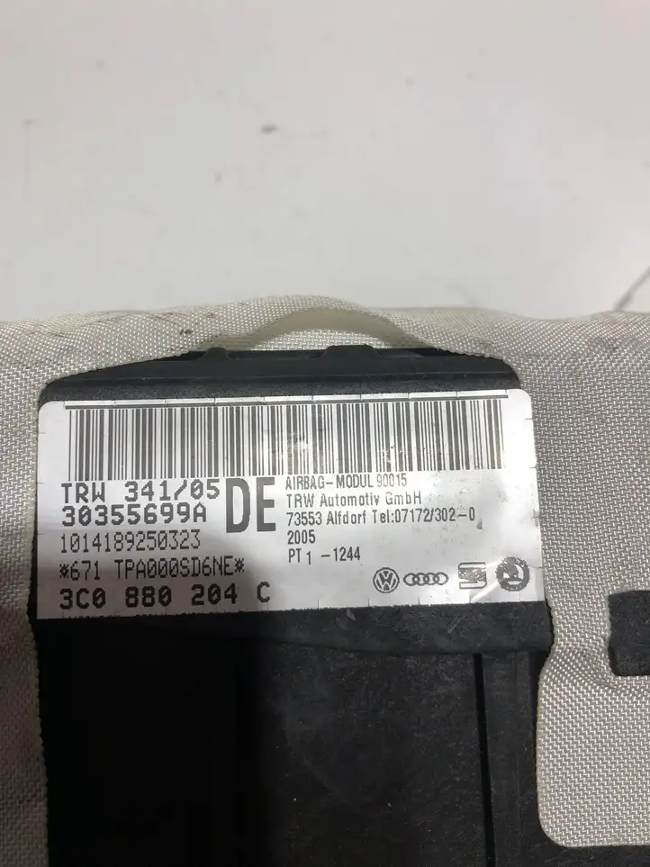 Volkswagen PASSAT B6 (2005 - 2010) 3C0880204C Подушка безопасности пассажира — фото 2