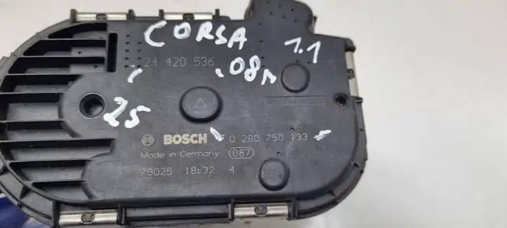 Opel Corsa D (2006 - 2010) 24420536 Дроссельная заслонка — фото 3
