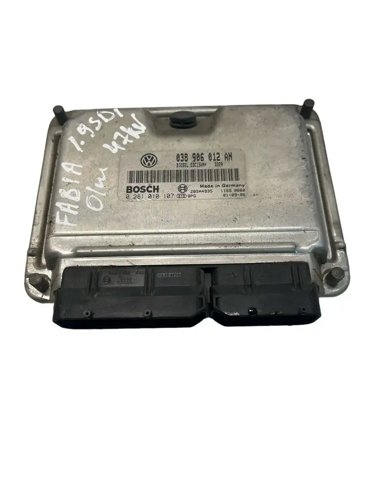 Skoda Fabia Mk1 (6Y) (1999 - 2007) 038906012AN Блок управления двигателем (ЭБУ) — фото 2