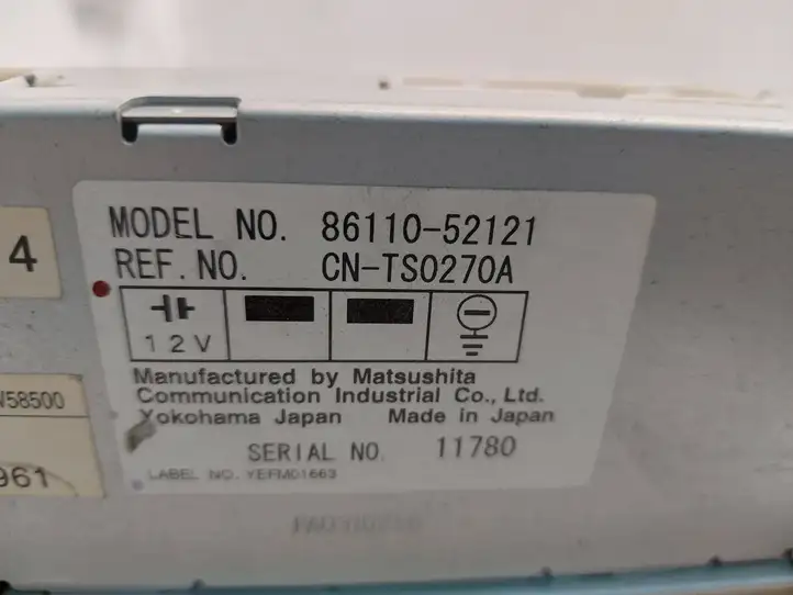 Toyota Yaris Verso (1999 - 2005) 8611052121 Включатель (включатели) управления бортового компьютера — фото 2