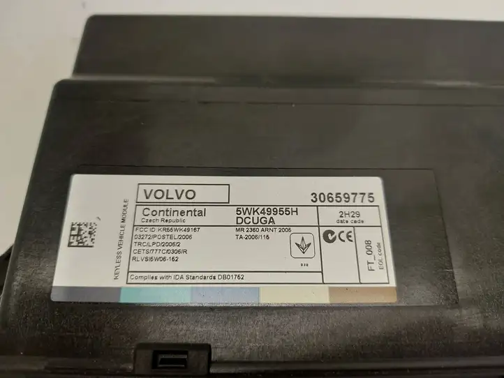 Volvo S60 (2010 - 2013) 30659775 Блок бесключевого доступа — фото 3