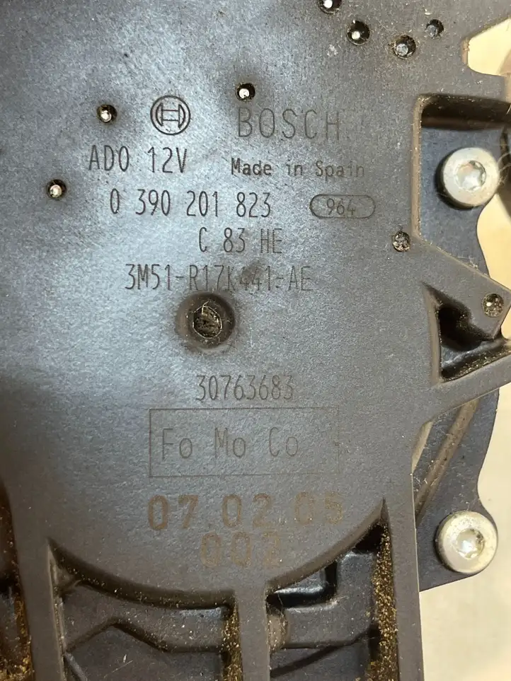 Ford C-MAX I (2007 - 2010) 0390201823 Двигатель стеклоочистителя заднего стекла — фото 3