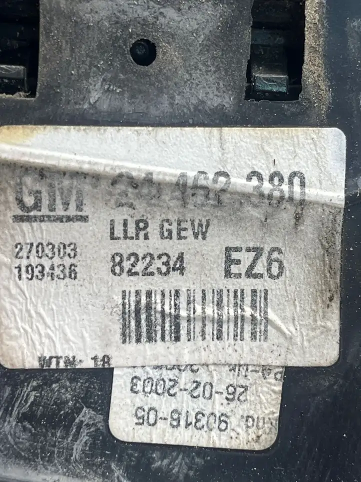Opel Zafira A (1999 - 2003) 24462380 Боковое зеркало с электроприводом — фото 4