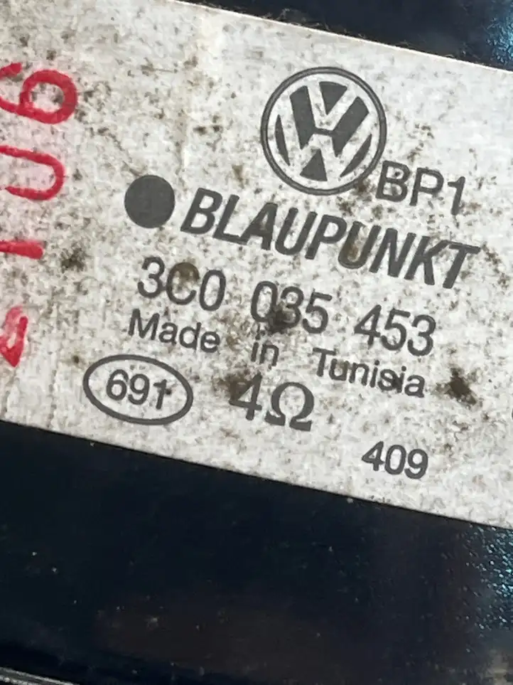 Volkswagen PASSAT B6 (2005 - 2010) 3C0035453 Динамики передних дверей — фото 3
