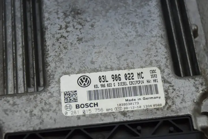 Volkswagen Golf VI (2009 - 2013) 03L906022MC Блок управления двигателем (ЭБУ) — фото 8