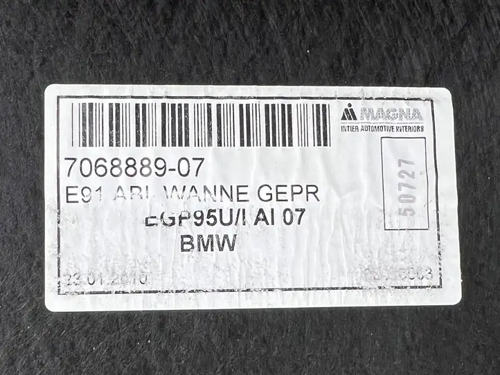 BMW 3 E90 E91 (2005 - 2012) 7068889 Ящик для хранения в багажнике — фото 2