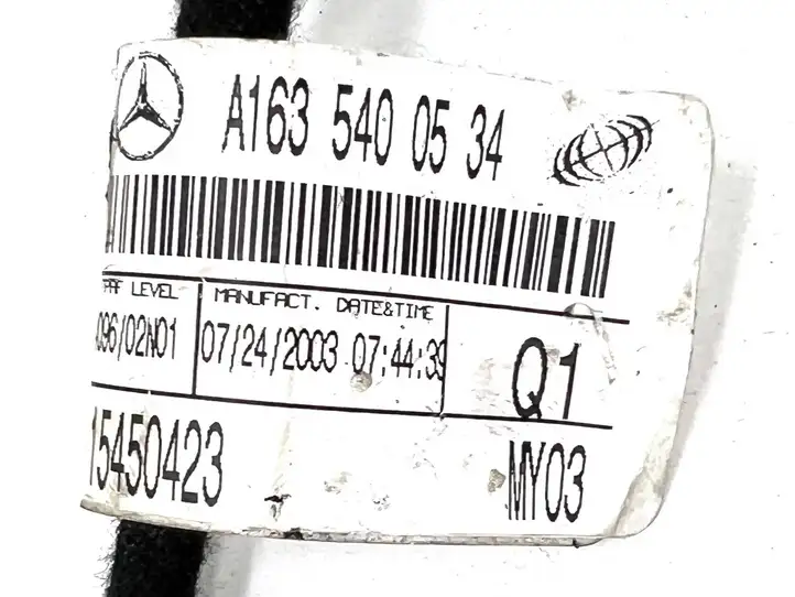 Mercedes-Benz ML W163 (1997 - 2005) A1635400534 Проводка передней двери — фото 5