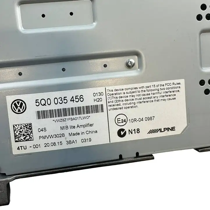 Volkswagen Golf VII (2013 - 2019) 5Q0035456 Усилитель звука — фото 6