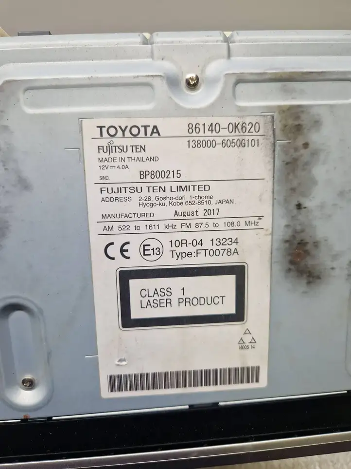 Toyota Hilux (AN120, AN130) (2015 - 2017) 861400K620 Магнитола / мультимедийная система — фото 4
