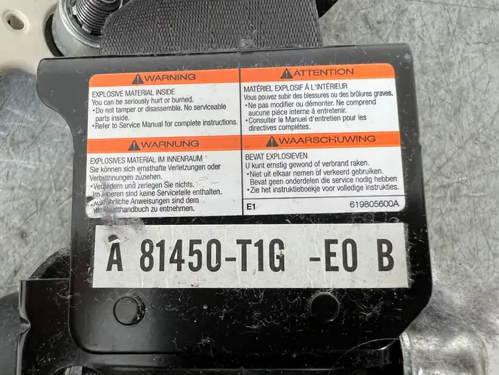 Honda CR-V (2012 - 2016) A81450T1GE0B Передний ремень безопасности — фото 4