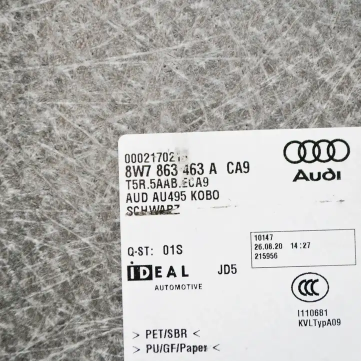 Audi A5 (2016 - ) 8W7863463A Пол багажника — фото 5