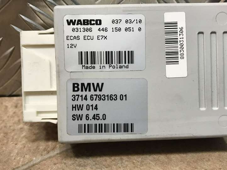 BMW X5 E70 (2006 - 2013)  6793163 Блок управления пневмоподвеской (задний)
