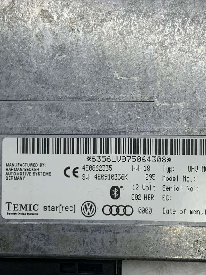 Audi A6 (2004 - 2008)  4E0862335 Модуль «Bluetooth»