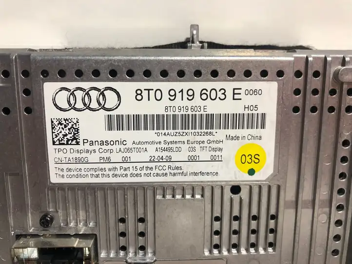 Audi A5 8T 8F (2007 - 2011) 8T0919603E Дисплей / маленький экран — фото 2