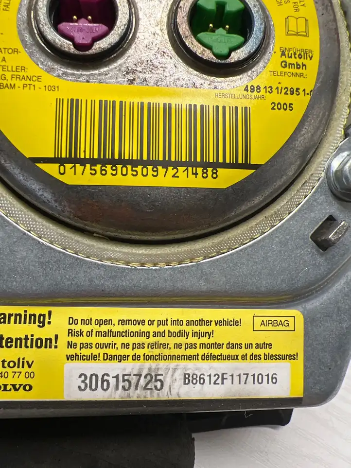 Volvo V50 (2004 - 2008) 49813129510 Подушка безопасности руля — фото 3