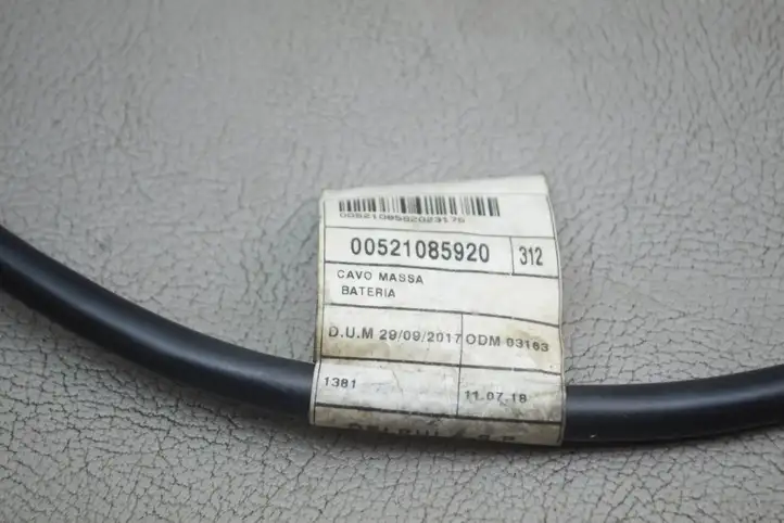 Fiat 500 (2015 - ) 00521085920 Минусовой провод аккумулятора — фото 6