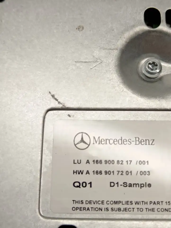 Mercedes-Benz GLE W166/C292 (2015 - 2019) A1669008217 Усилитель звука — фото 4