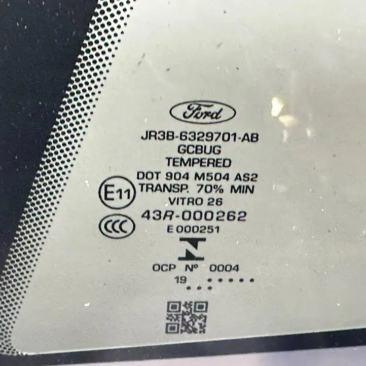 Ford Mustang VI (2015 - ) JR3B6329701AB Заднее боковое стекло — фото 5