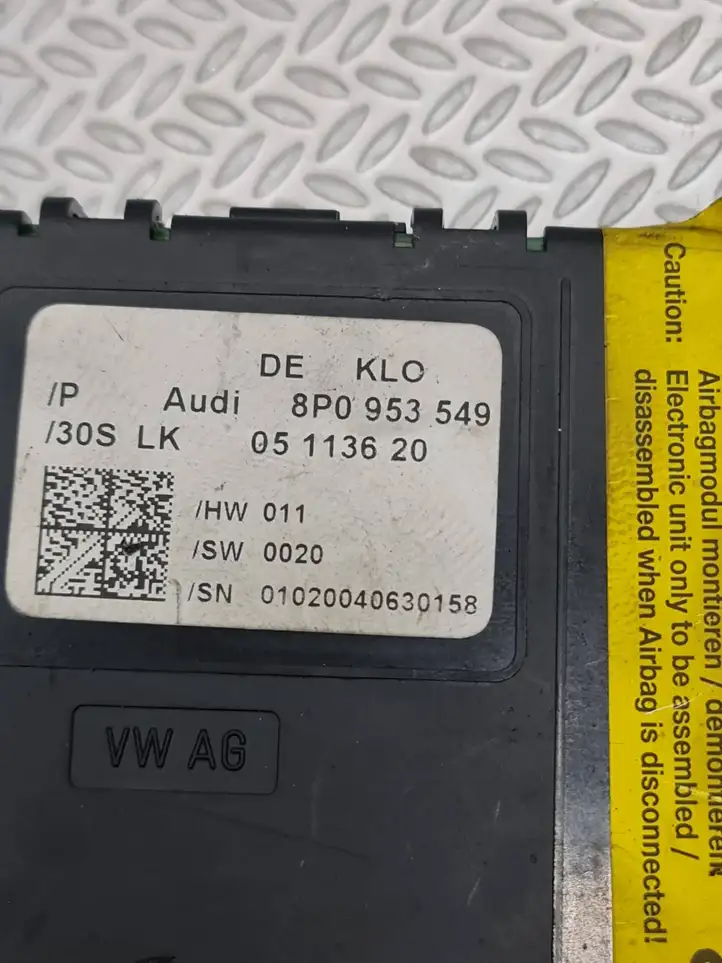 Audi A3/S3 8P (2004 - 2008) 8P0953549 Датчик угла поворота руля — фото 7