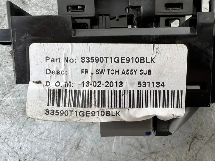 Honda CR-V (2012 - 2016) 83590T1GE910BLK Блок кнопок стеклоподъемников — фото 3