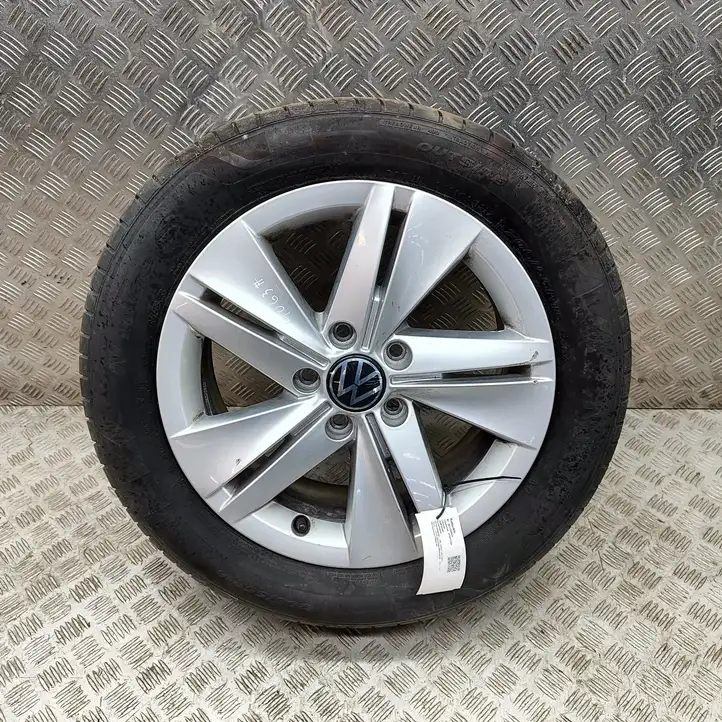 Volkswagen Golf VIII (2019 - ) 5H0601025 Легкосплавный колесный диск R16 — фото 1