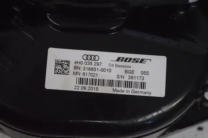 Audi A8 S8 D4 4H (2013 - 2017) 4H0035297 Динамики передних дверей — фото 5