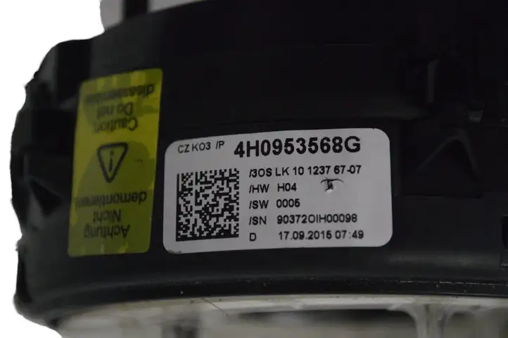 Audi A8 S8 D4 4H (2013 - 2017) 4H0953568G Контактное кольцо SRS — фото 4