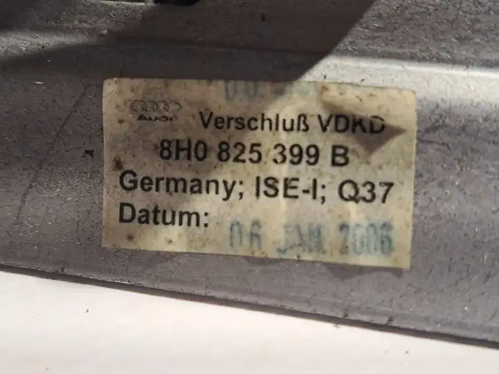 Audi A4 S4 B7 8E 8H (2004 - 2009) 8H0825399B Замок складной крыши — фото 9