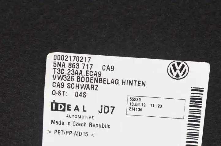 Volkswagen Tiguan (2016 - 2020) 5NA863717 Пол багажника — фото 5
