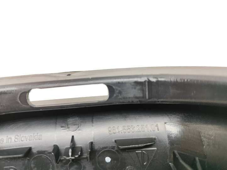 Porsche Cayman (2016 - )  98155325101 Другая центральная деталь консоли (туннеля)