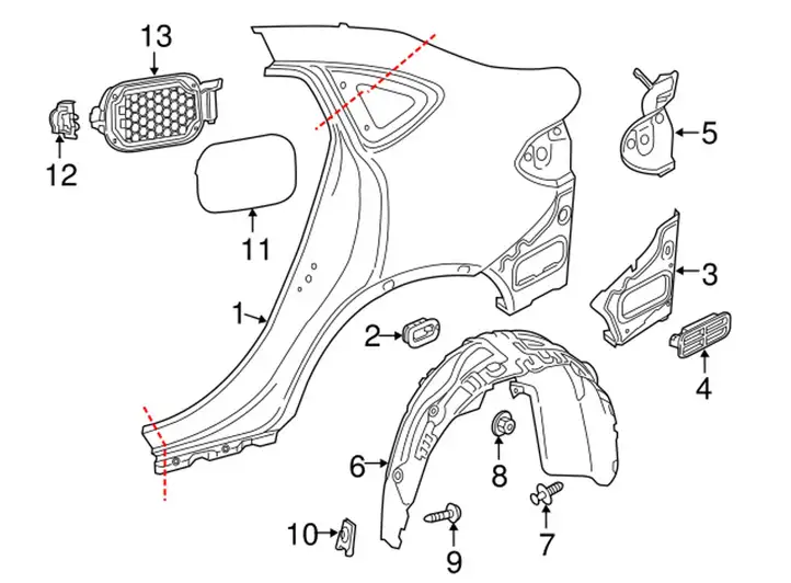 Mercedes-Benz C W205 (2014 - 2021) A2058301301 Вентиляционная решетка кузова — фото 4