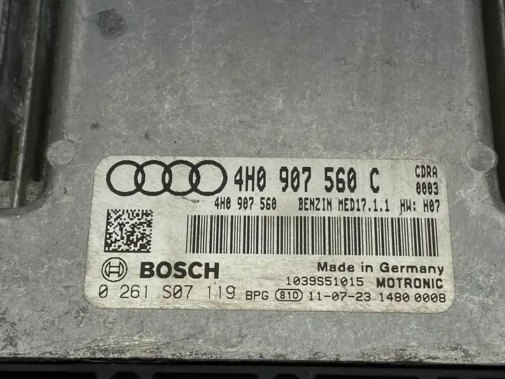 Audi A8 S8 D4 4H (2010 - 2014) 4H0907560C Блок управления двигателем (ЭБУ) — фото 9