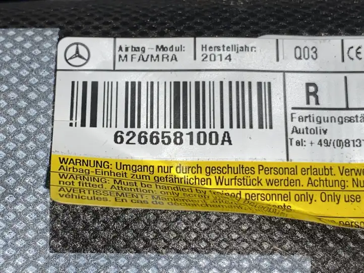Mercedes-Benz GLA W156 (2013 - 2017) 626658100A Подушка безопасности сиденья — фото 9