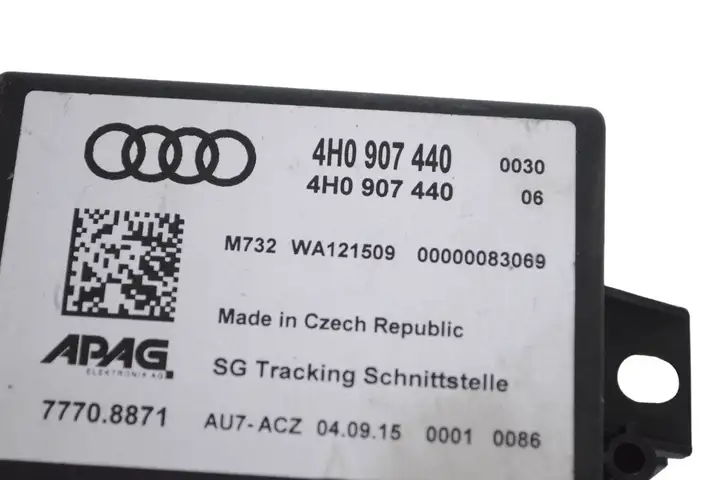 Audi A8 S8 D4 4H (2013 - 2017) 4H0907440 Блок управления парктрониками — фото 4