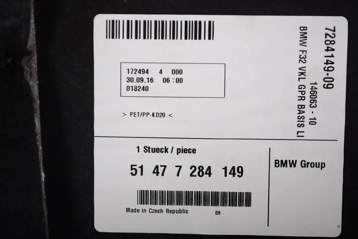 BMW 4 F32 F33 (2013 - 2017) 51477284149 Боковая обшивка багажника — фото 5