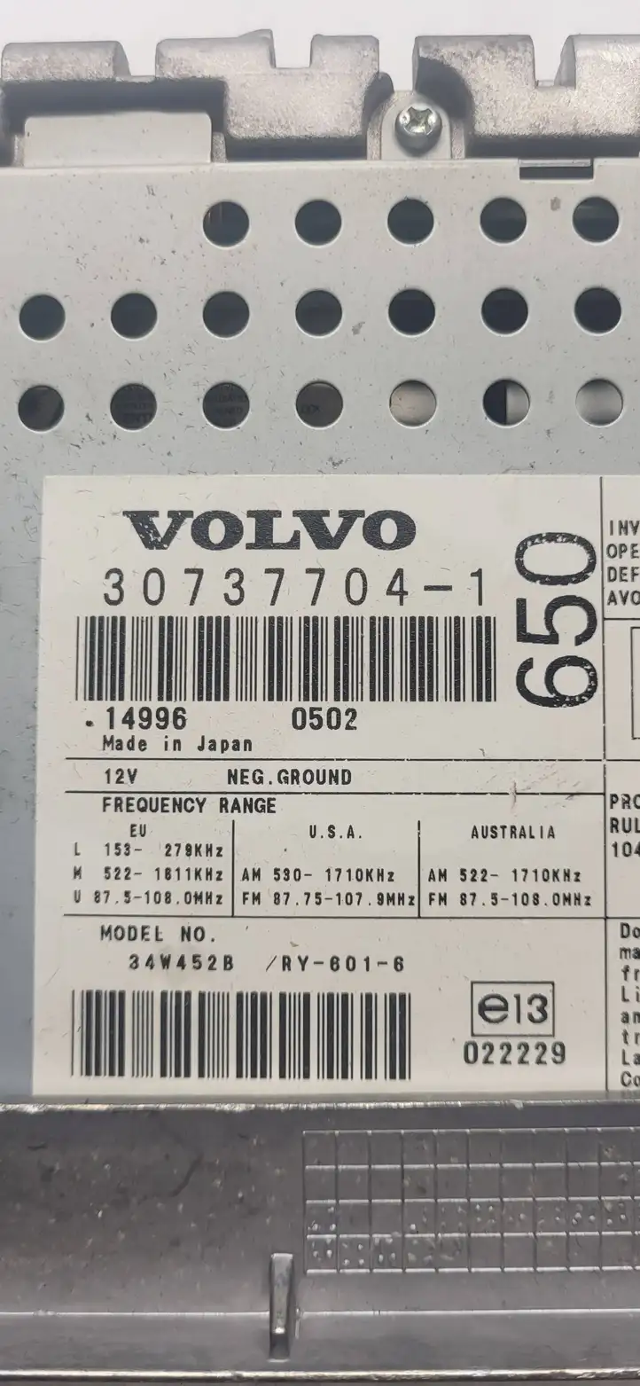 Volvo S80 (2004 - 2006) 306576341 Магнитола / мультимедийная система — фото 3