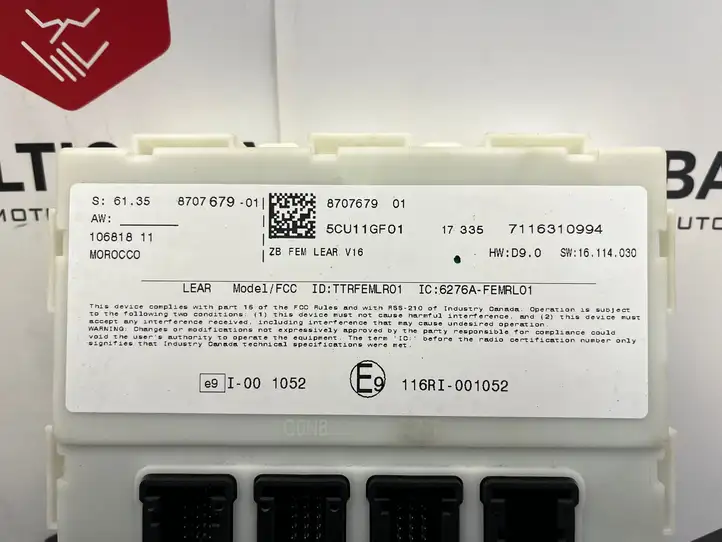 BMW 1 F20 F21 (2011 - 2019) 870767901 Модуль комфорта — фото 6