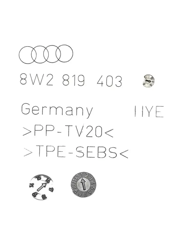 Audi A4 S4 B9 (2015 - 2019) 8W2819403 Накладка стоек лобового стекла — фото 3